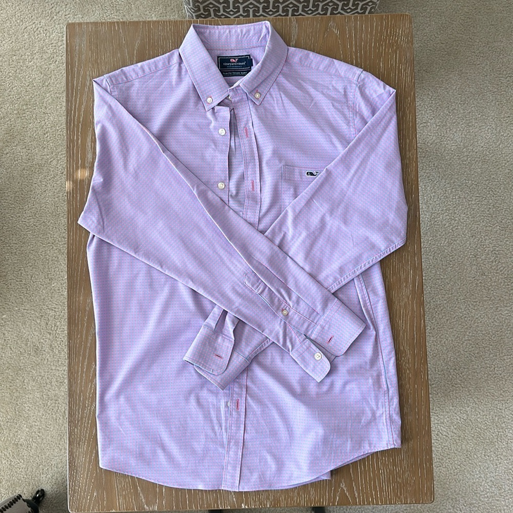 Vineyard Vines Performance Slim Fit Tucker Shirt